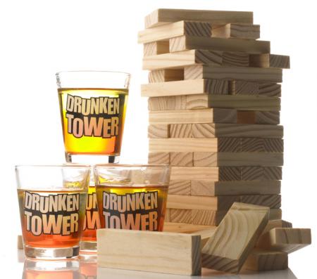 Игра застольная "Пьяная башня"