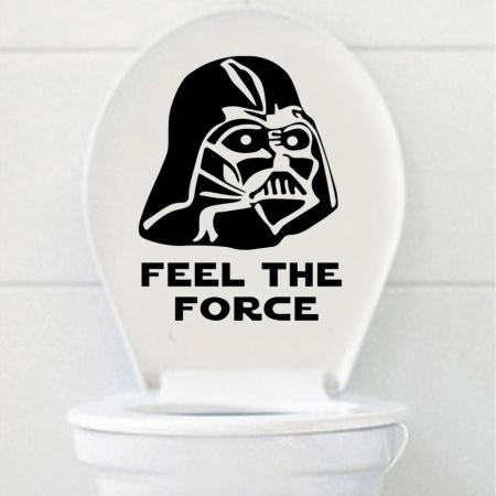 Наклейка влагоустойчивая Feel the force