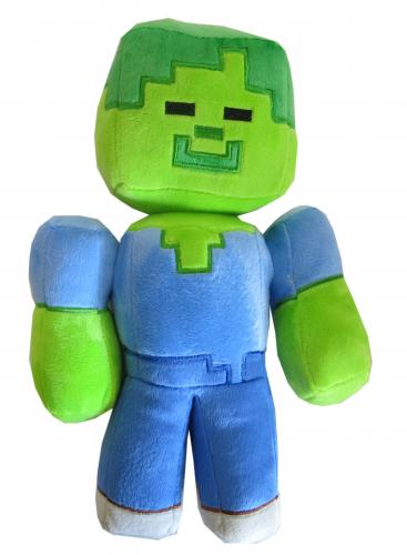 Майнкрафт (Minecraft) Мягкая игрушка "Плюшевый зомби", 28 см