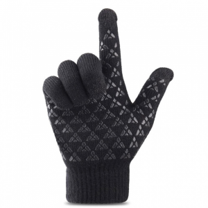 Перчатки зимние сенсорные, черные