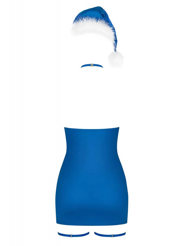 Obsessive Костюм Снегурочки игровой KISSMAS CHEMISE Blue