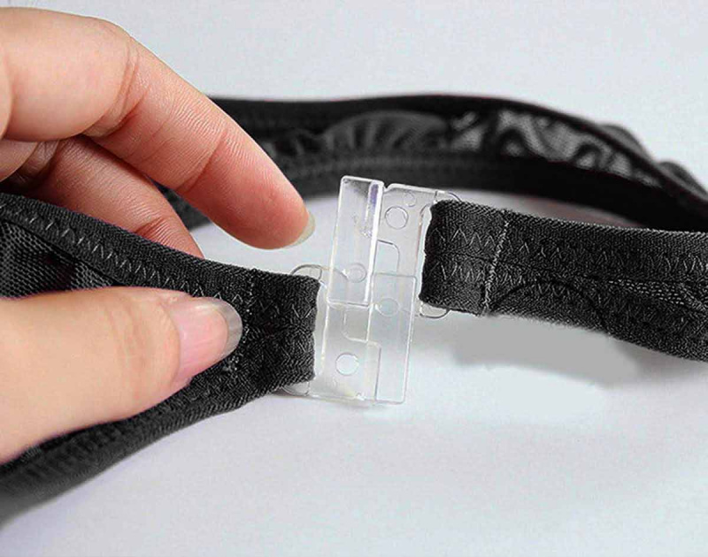 Трусы мужские стринги, черные