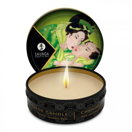 SHUNGA Свеча массажная Exotic Green Tea, 30 мл