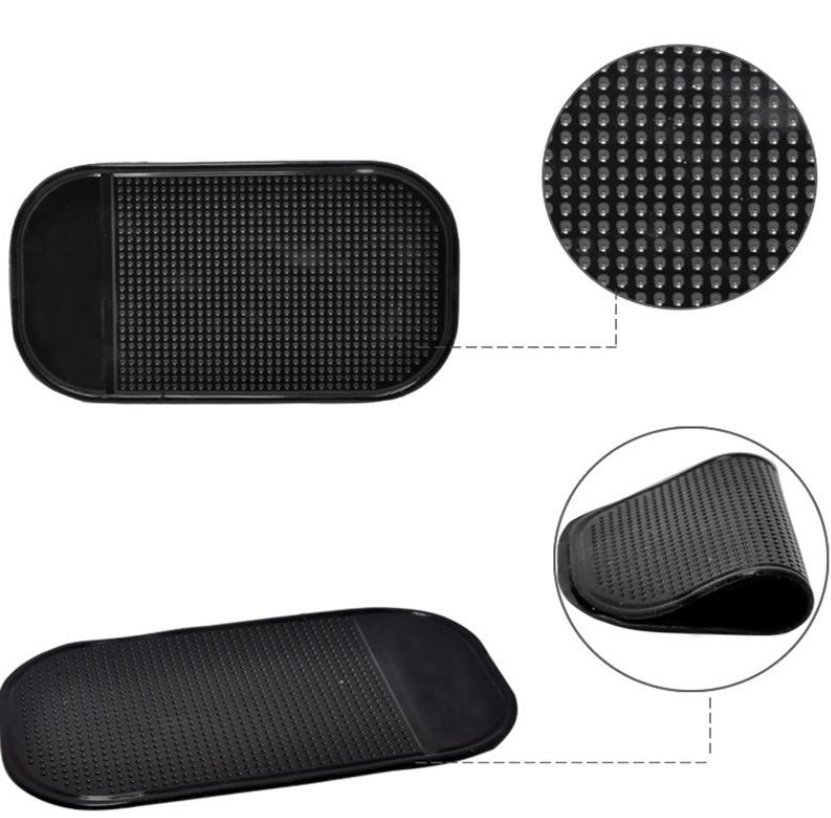 Коврик противоскользящий на панель автомобиля, 8*14 см