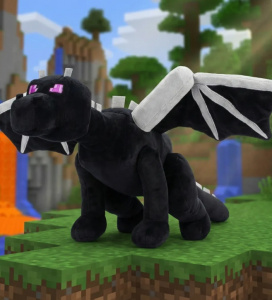 Майнкрафт (Minecraft) Мягкая игрушка "Дракон края", 28 см