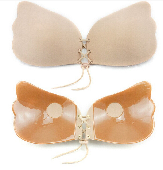 Бюстгальтер Fly Bra А, бежевый со шнуровкой
