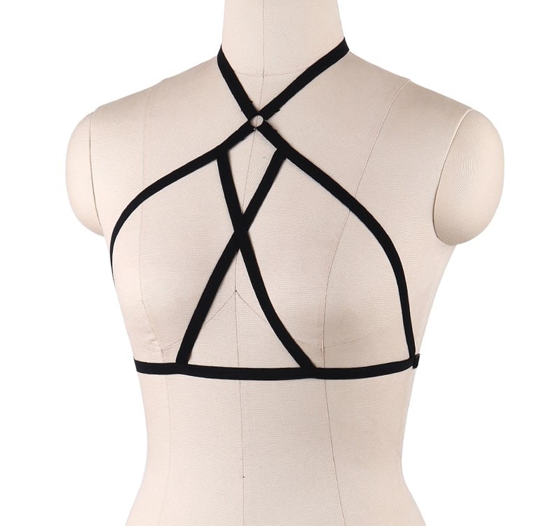 Бюстгальтер портупея из лент "ROMANZA"