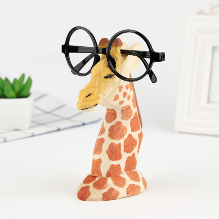 Подставка для очков деревянная "Жираф"