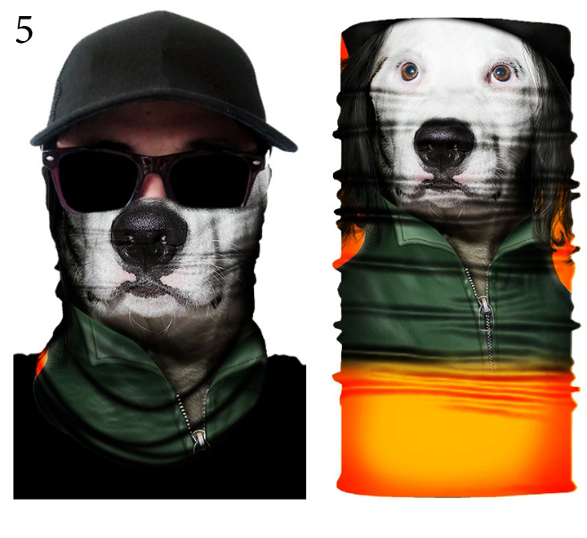 3D Мультибандана (бафф) 12 в 1 "Animal"