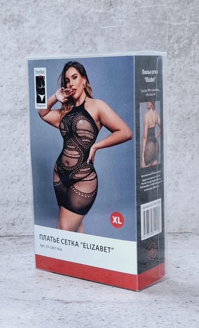 EroHot Eleganse Plus Платье сетка Elizabet EroHot Eleganse Plus Платье сетка Elizabet