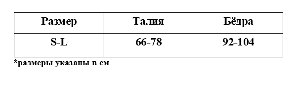 С-стринги "Классика", черные