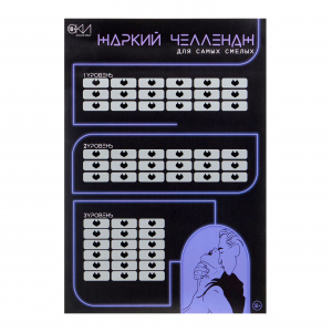 Скретч-плакат "Жаркий челлендж"