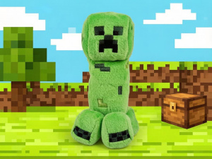 Майнкрафт (Minecraft) Мягкая игрушка "Крипер" (Creeper), 17 см