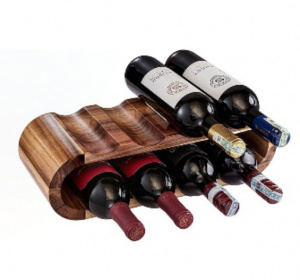 Подставка для хранения 8 бутылок вина деревянная "Элит"