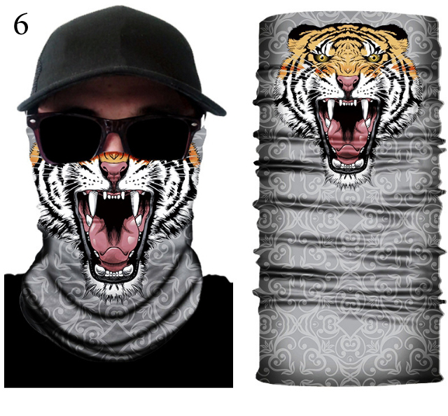 3D Мультибандана (бафф) 12 в 1 "Animal"