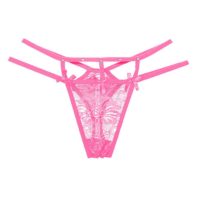 Трусики женские кружевные "Bryne Panties Pink" розовые