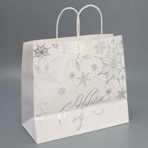 Пакет подарочный "Winter", 28*32 см