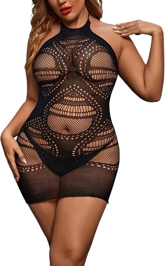 EroHot Eleganse Plus Платье сетка Elizabet EroHot Eleganse Plus Платье сетка Elizabet