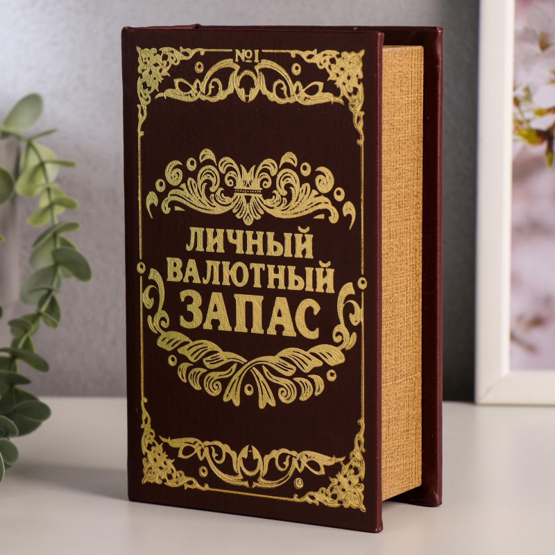 Книга-сейф "Личный валютный запас", 11*17 см