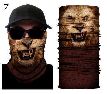 3D Мультибандана (бафф) 12 в 1 "Animal"