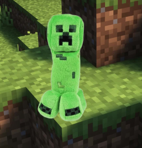 Майнкрафт (Minecraft) Мягкая игрушка "Крипер" (Creeper), 25,5 см