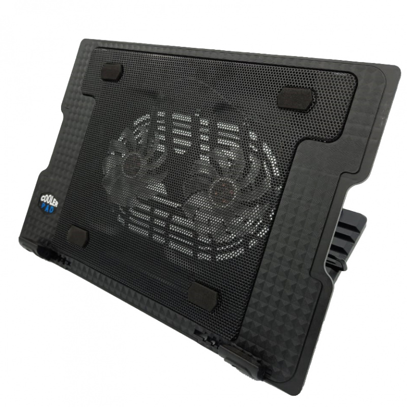 Подставка для ноутбука регулируемая с вентилятором и подсветкой